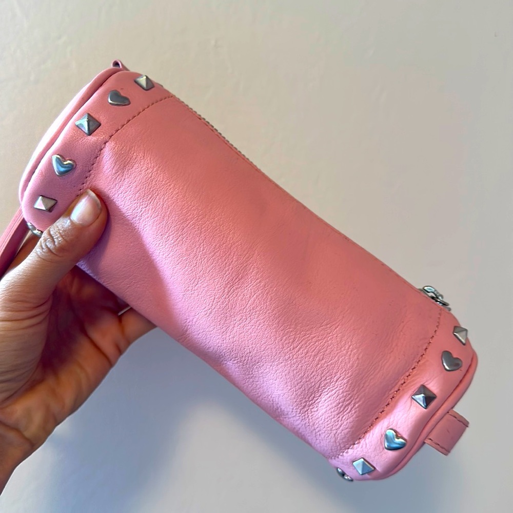 Juicy couture pink barrel wristlet